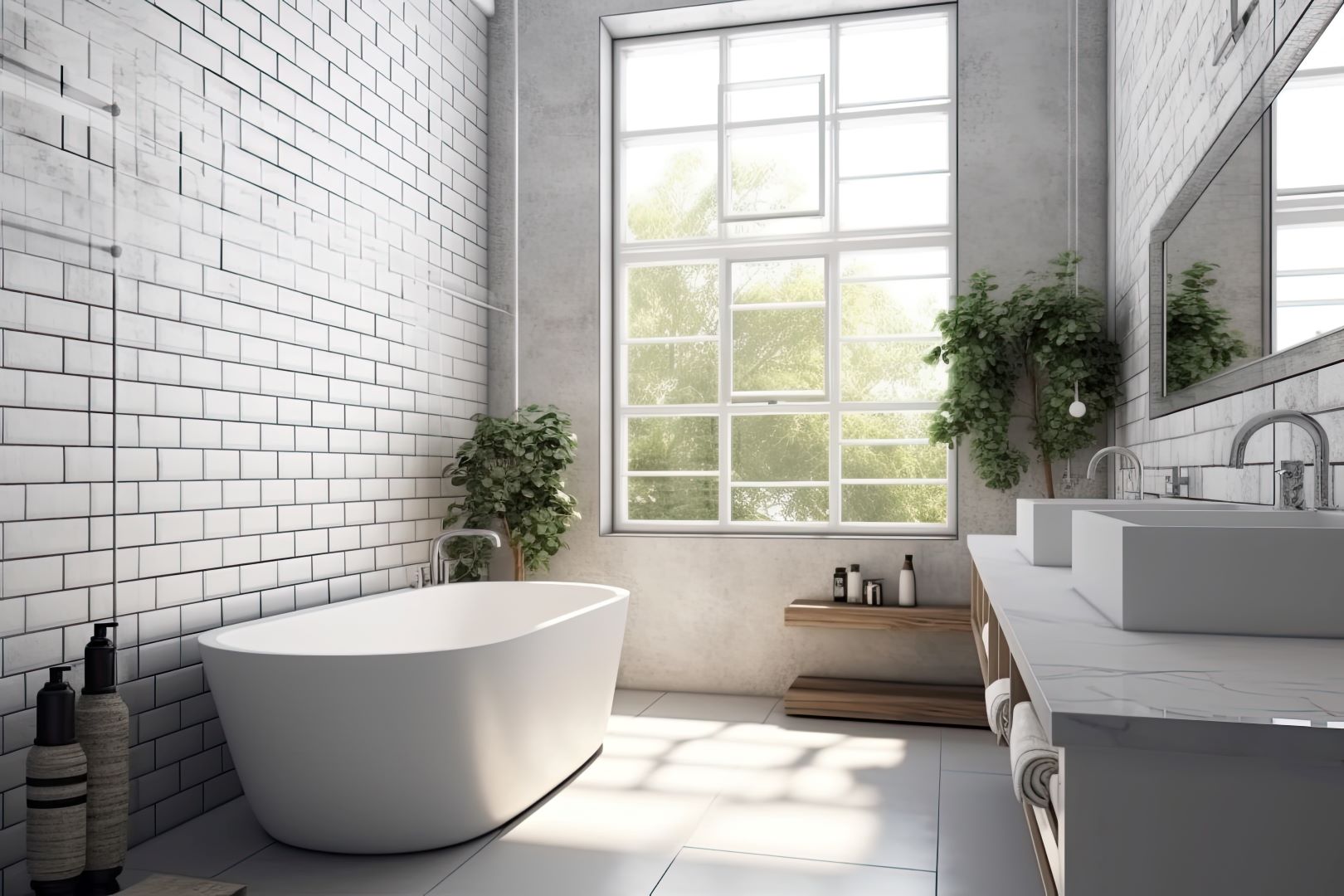 bathroom-interior-design-with-white-brick-walls-tiled-1080p
